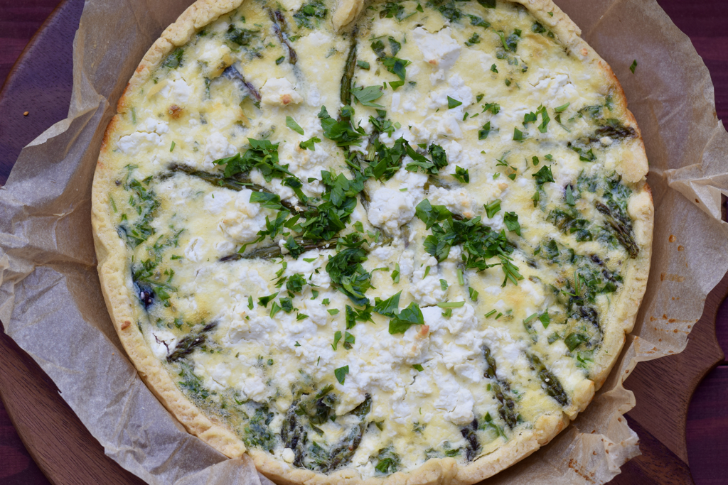 Quiche mit grünem Spargel – Mit Pfeffer &amp; Liebe